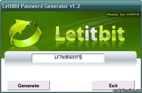 :Генератор ключей для Letitbit.net, Depositfiles.com, Rapidshare.com, Vip-file.com скачать