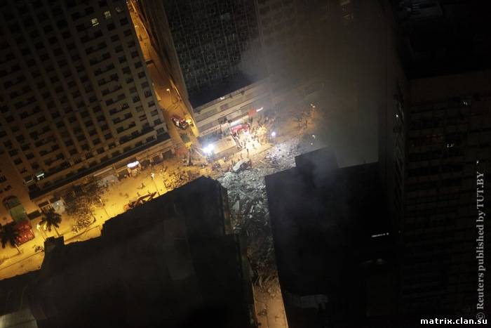 Происшествия:В центре Рио-де-Жанейро рухнули многоэтажные дома